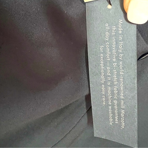 💎😍 Made in Italy 😍🔥 Banana Republic Black V-Neck Sheath Dress Cocktail Midi - Picture 9 of 14